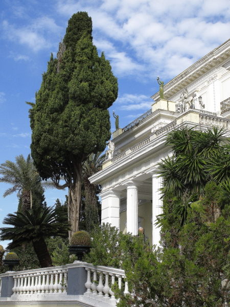 Jardin de l'Achilleion à Corfou, palais Sissi